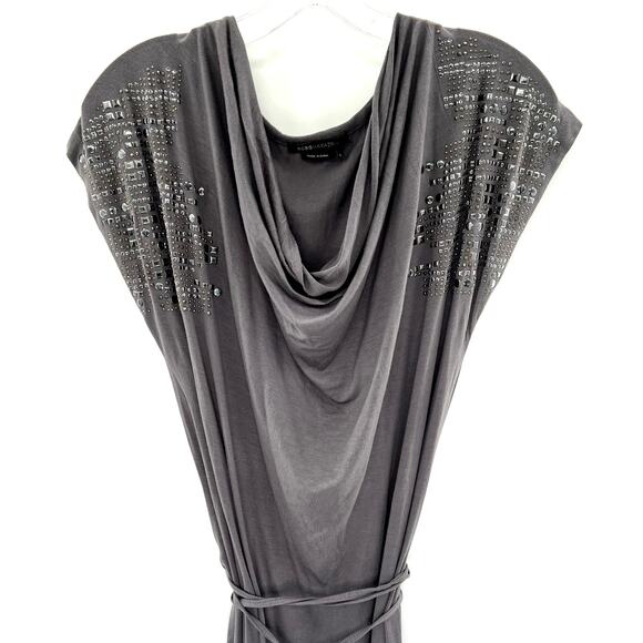 BCBGMAXAZRIA Dresses & Skirts - BCBGMAXAZRIA women’s studded midi short sleeve dress